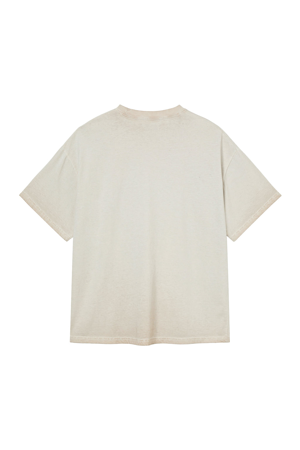 Deinet - Washed Logo T-Shirt (Beige) product image 2 | TRAB K-Fashion Australia