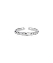 Coyseio - Rounded Stud Bangle (Chrome) product image 1 | TRAB K-Fashion Australia