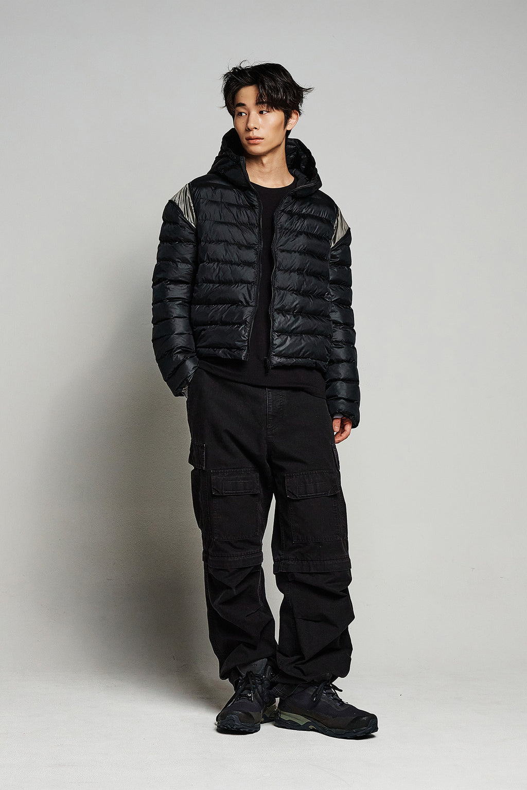 Deinet - Point Wellon Hooded Jacket (Black) product image 10 | TRAB K-Fashion Australia