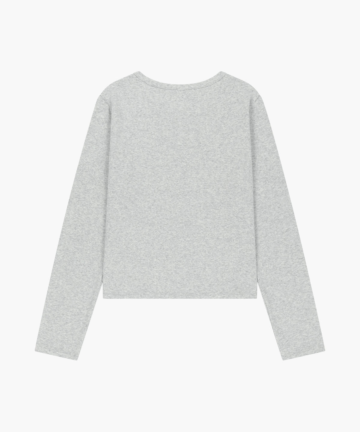 Marithe & Francois Girbaud - Basic Cotton Cardigan (Light Heather Gray) product image 6 | TRAB K-Fashion Australia