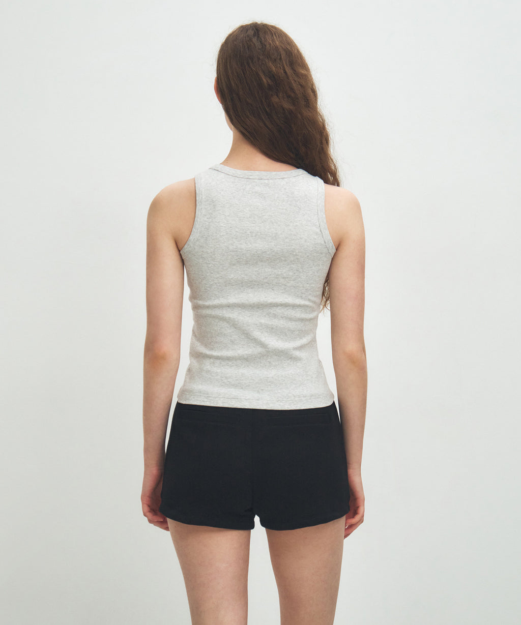 Marithe & Francois Girbaud - Basic Sleeveless (Light Heather Gray) product image 2 | TRAB K-Fashion Australia