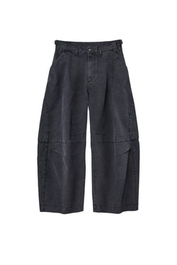 Hatchingroom - Wide Vented Pants (Charcoal) product image 1 | TRAB K-Fashion Australia
