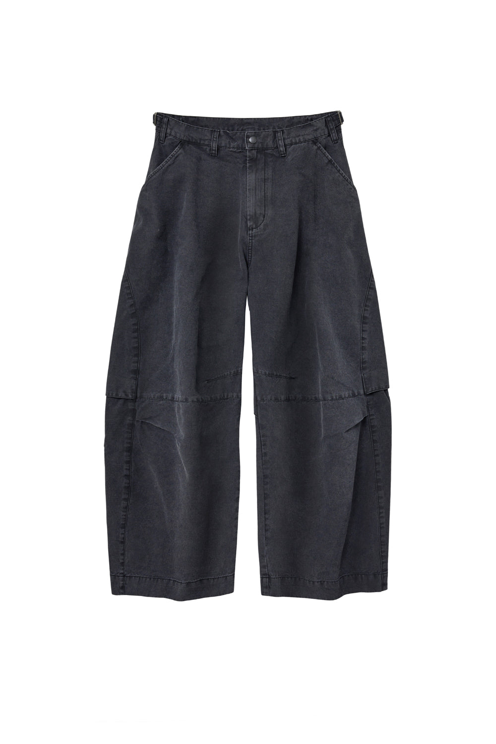 Hatchingroom - Wide Vented Pants (Charcoal) product image 1 | TRAB K-Fashion Australia