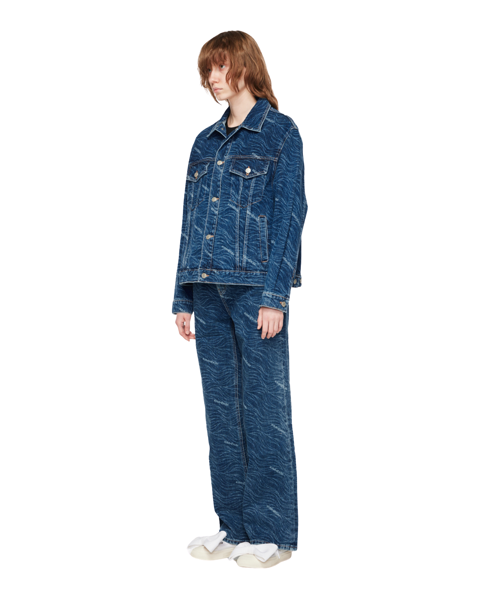 Kimhe Kim - Helon Denim Jacket (Dark Blue) product image 2 | TRAB K-Fashion Australia