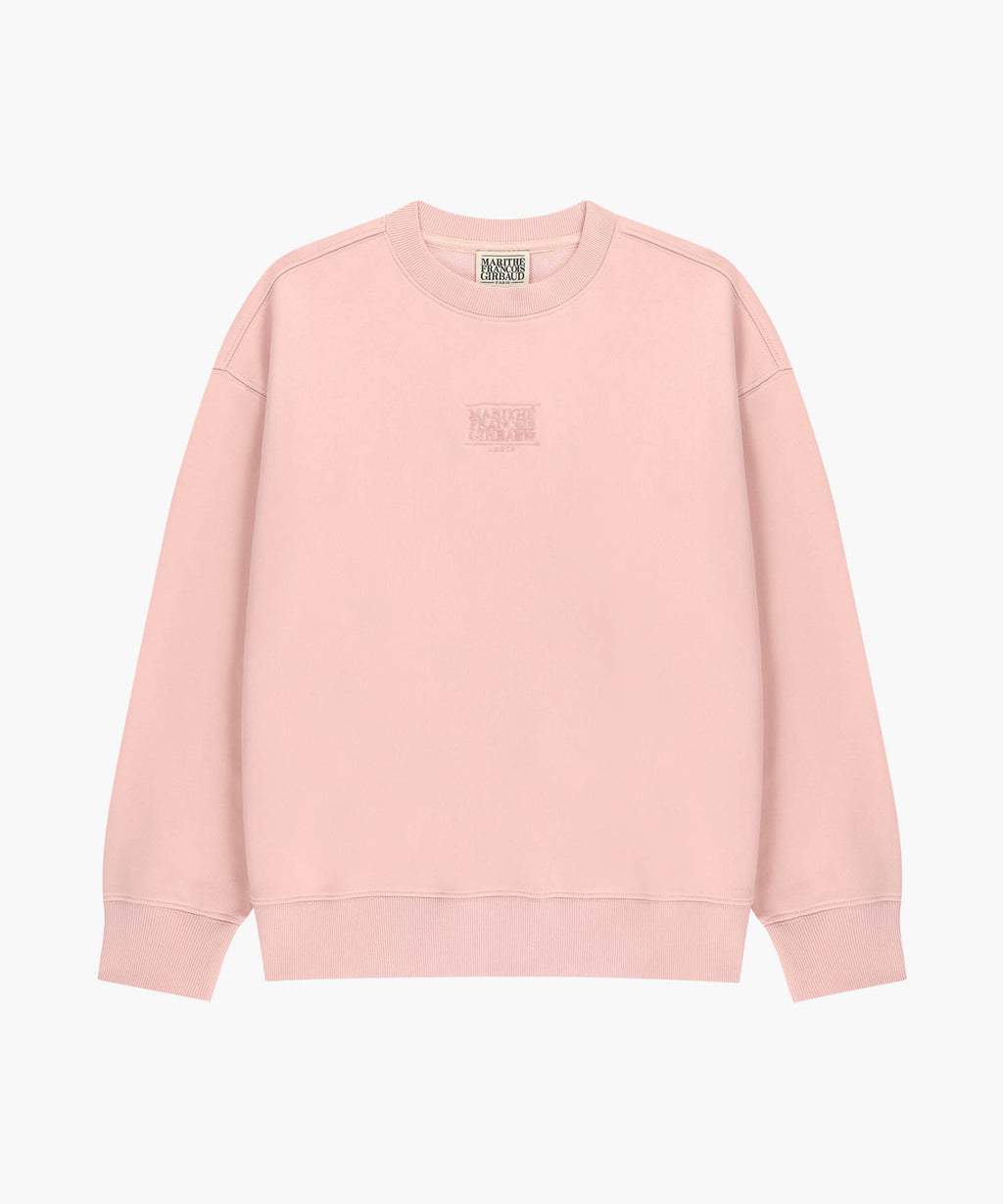 Marithe & Francois Girbaud - Drawing Classic Logo Sweatshirt (Salmon) product image 6 | TRAB K-Fashion Australia
