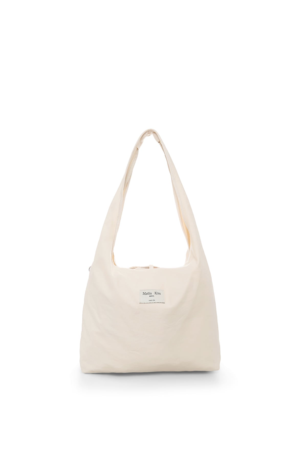 Matin Kim - [Pre-Order – Ships July 29] Logo Point Round Ecobag (Ivory) product image 5 | TRAB K-Fashion Australia