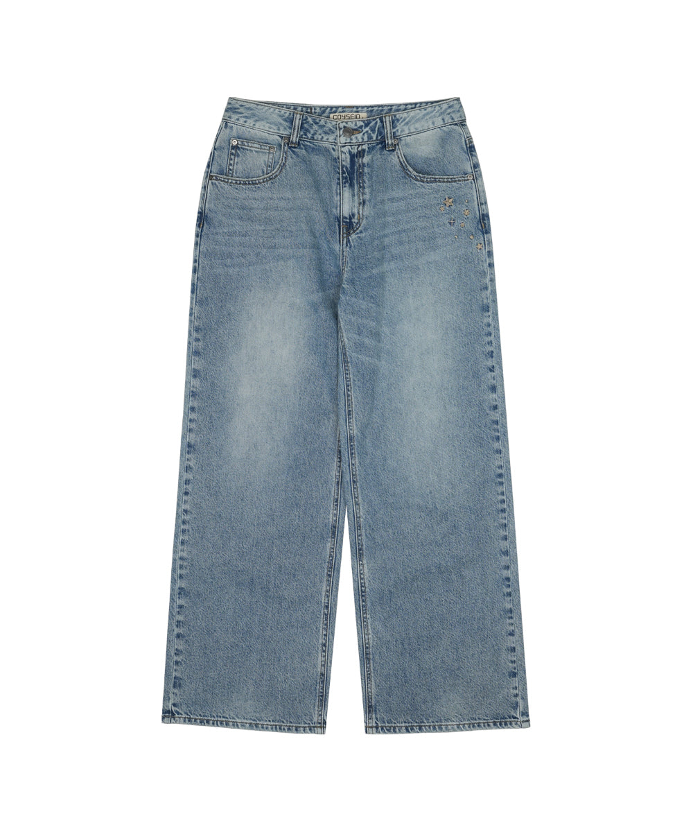 Coyseio - Stardust Denim Pants (Blue) product image 12 | TRAB K-Fashion Australia