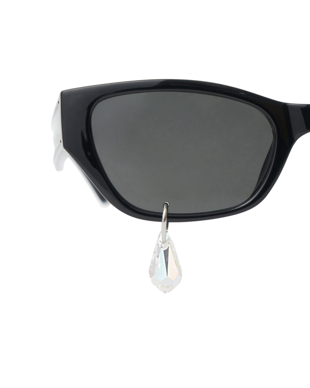 Kimhe Kim - Crystal Tear Cat-Eye Sunglasses (Black) product image 5 | TRAB K-Fashion Australia