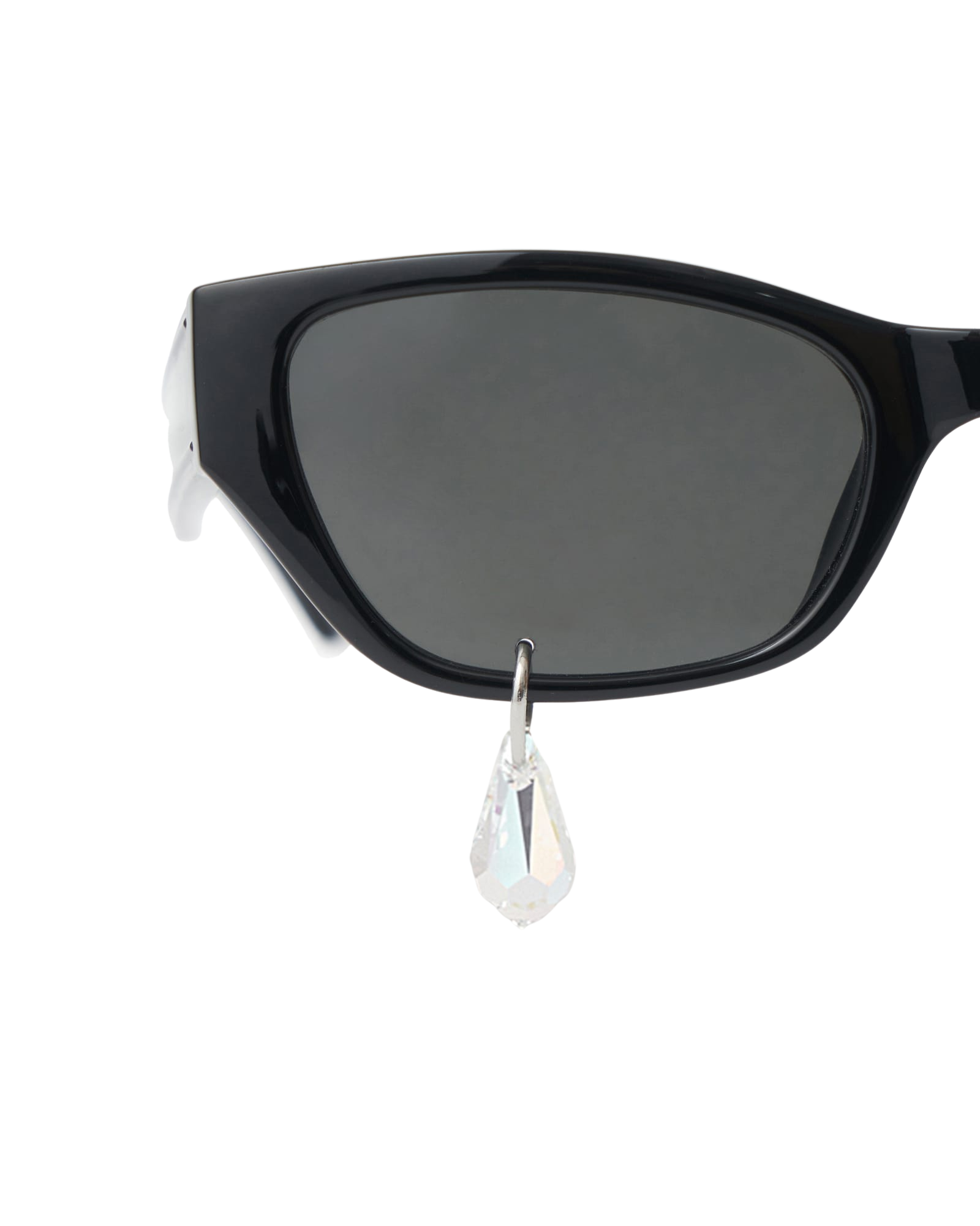 Kimhe Kim - Crystal Tear Cat-Eye Sunglasses (Black) product image 5 | TRAB K-Fashion Australia