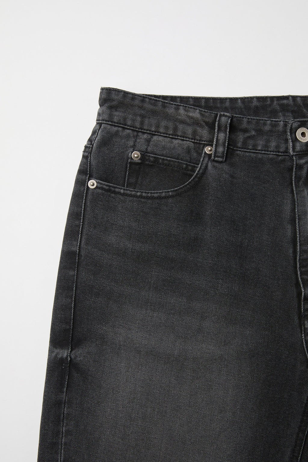 Coor - Washed Straight Leg Jeans (Washed Black) product image 5 | TRAB K-Fashion Australia