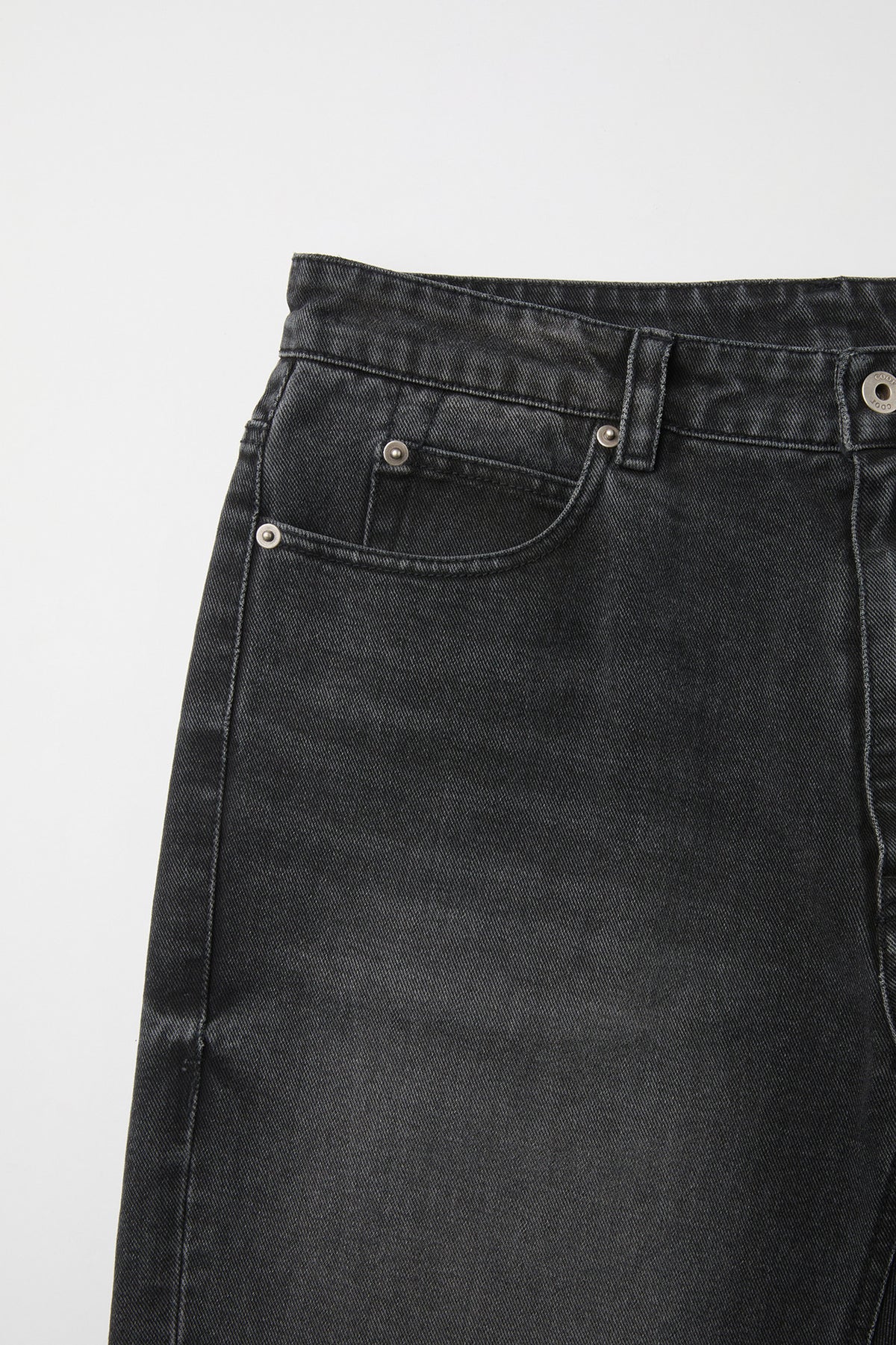 Coor - Washed Straight Leg Jeans (Washed Black) product image 5 | TRAB K-Fashion Australia