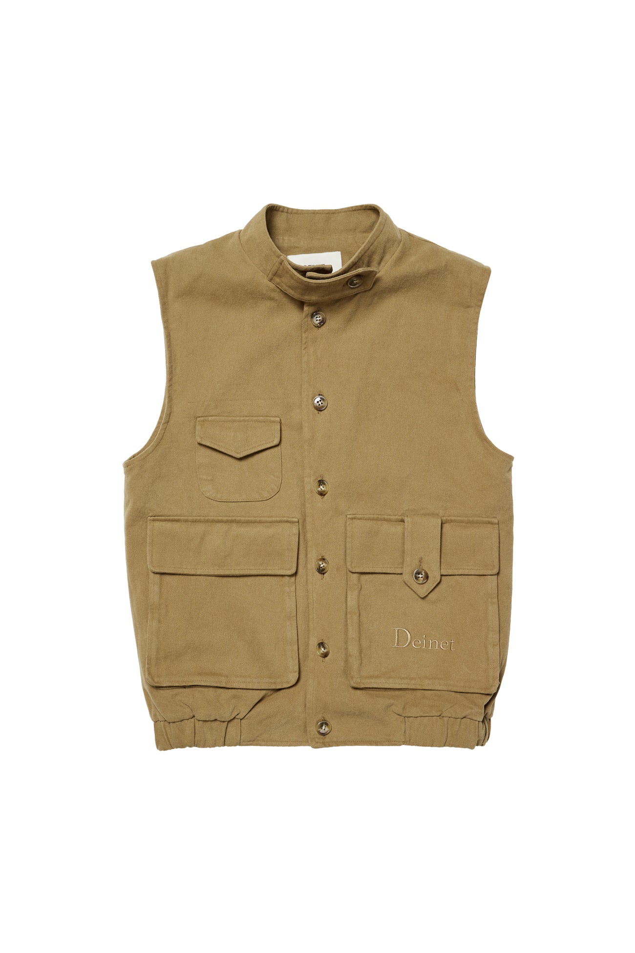 Deinet - Deinet Multi Pocket Cotton Vest (Beige) product image 14 | TRAB K-Fashion Australia