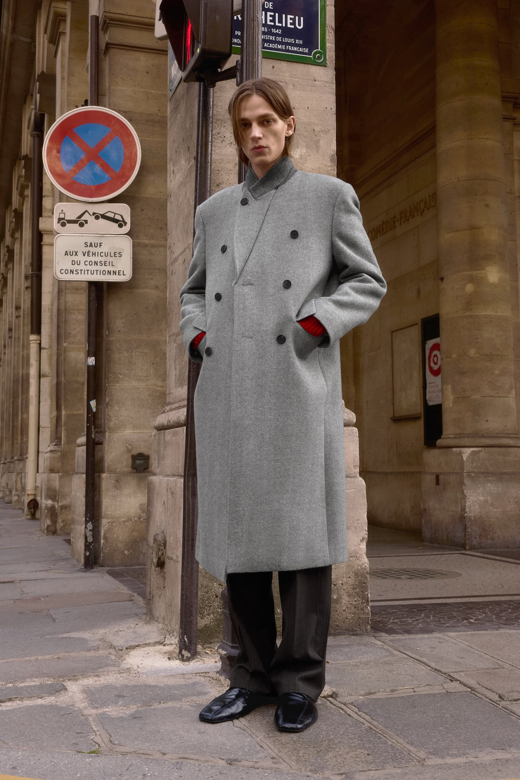 STU - Inverted Double Coat In Light (Grey) product image 16 | TRAB K-Fashion Australia