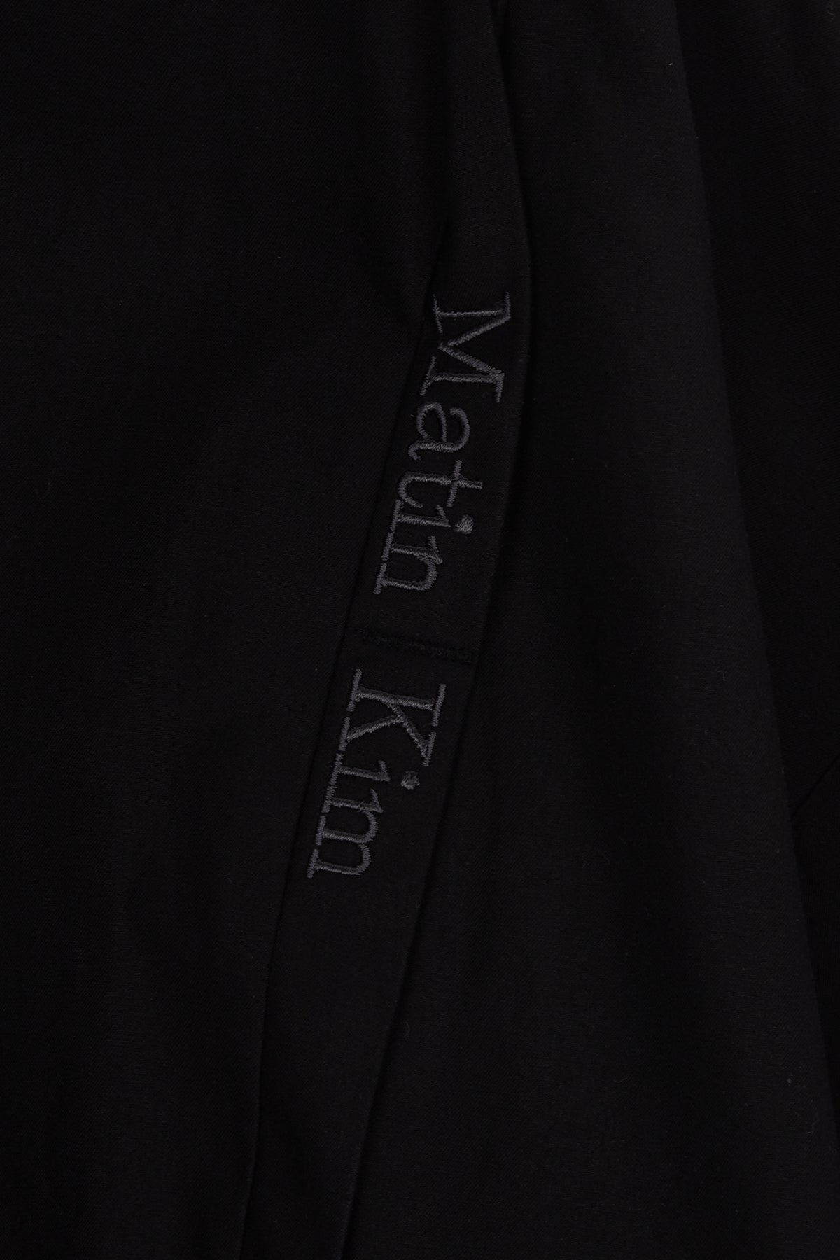 Matin Kim - Layered Hoody Balloon Jumper (Black) product image 3 | TRAB K-Fashion Australia