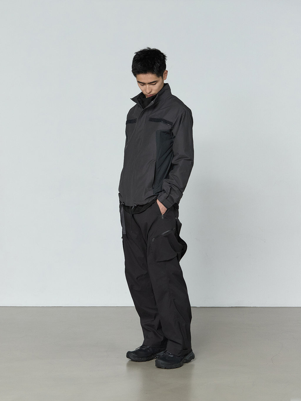 San San Gear - Convertible Jacket (Charcoal) product image 1 | TRAB K-Fashion Australia