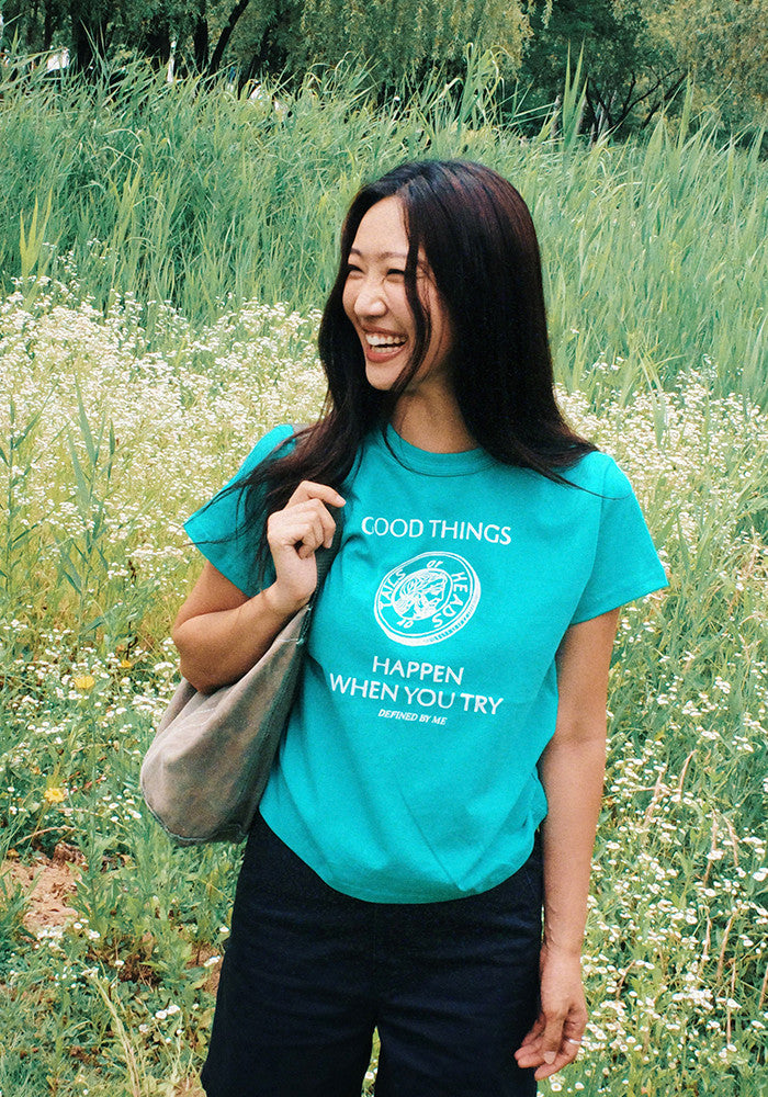 Collect Pieces - Good Things T-Shirts (Turquoise) product image 3 | TRAB K-Fashion Australia