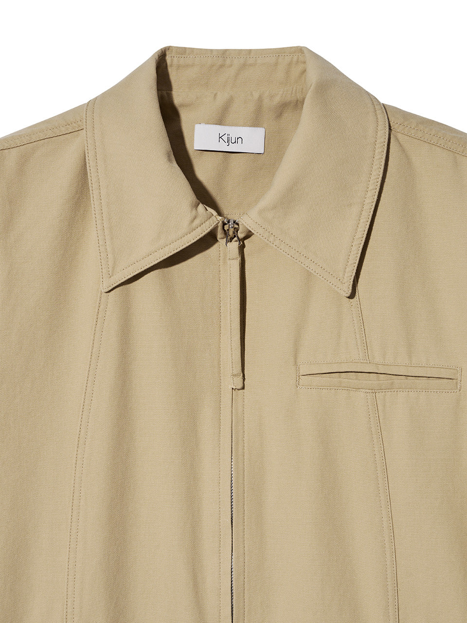 Kijun - Orbit Patch Jacket (Beige) product image 13 | TRAB K-Fashion Australia