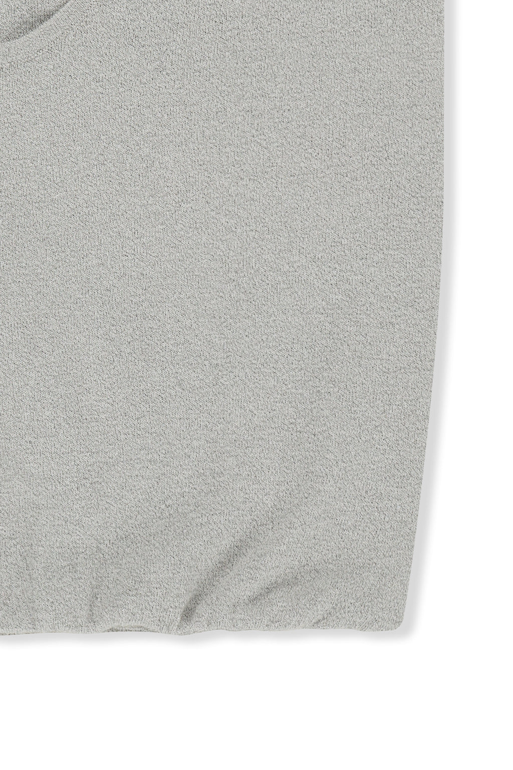 Matin Kim - Layered Tie Halter Neck Knit Top (Light Grey) product image 5 | TRAB K-Fashion Australia