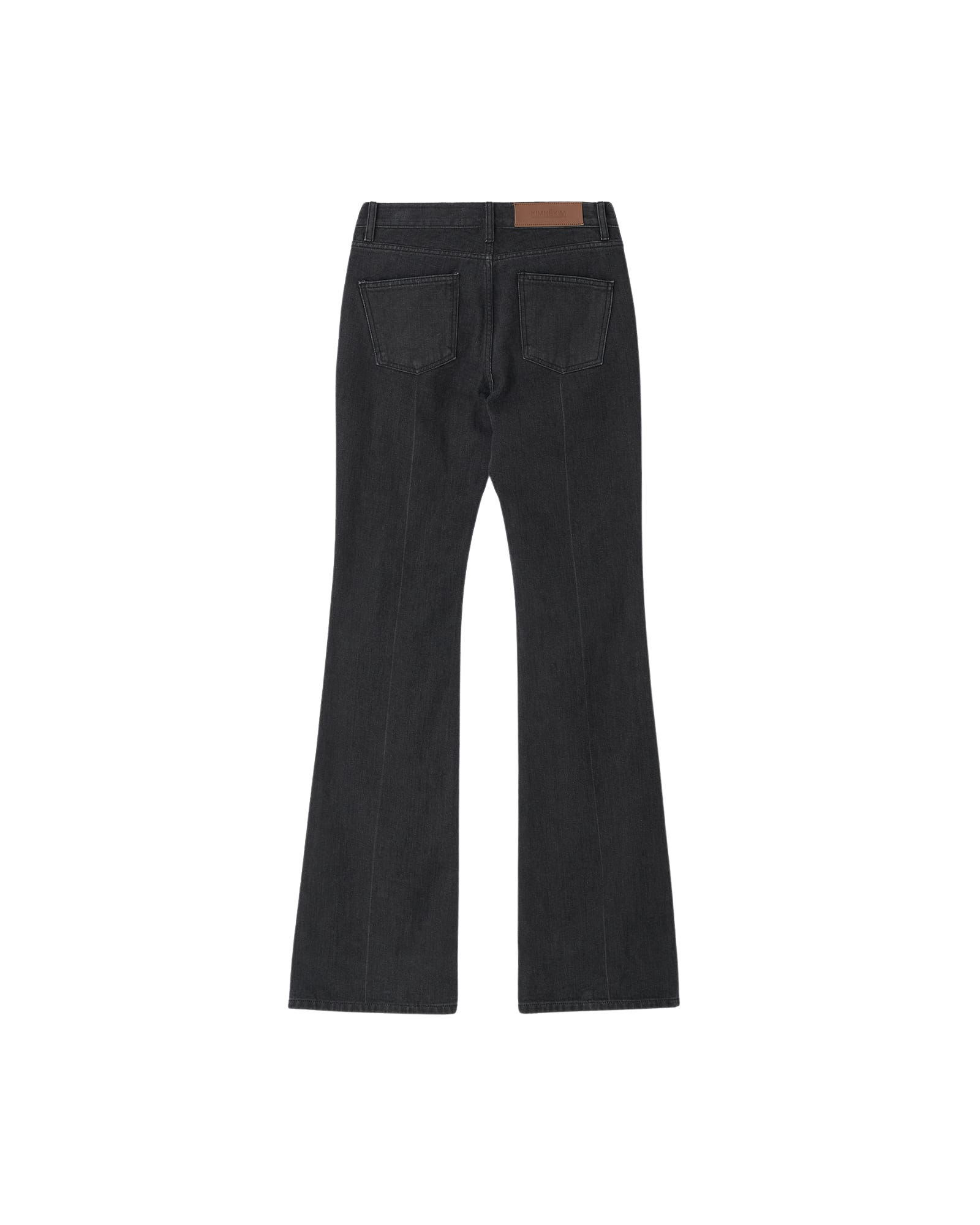 Kimhe Kim - Pearl Embellished Flare Jeans (Black) product image 7 | TRAB K-Fashion Australia