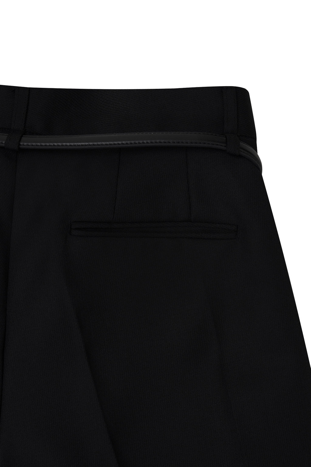 STU - Crease Belt Slacks (Black) product image 13 | TRAB K-Fashion Australia