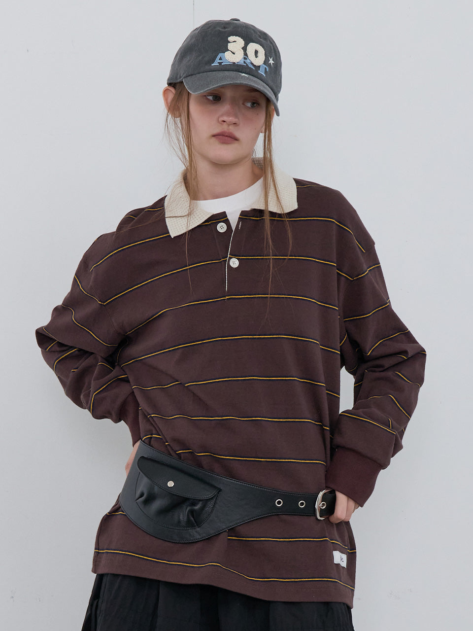 Kijun - Curve Belt Bag (Black) product image 4 | TRAB K-Fashion Australia