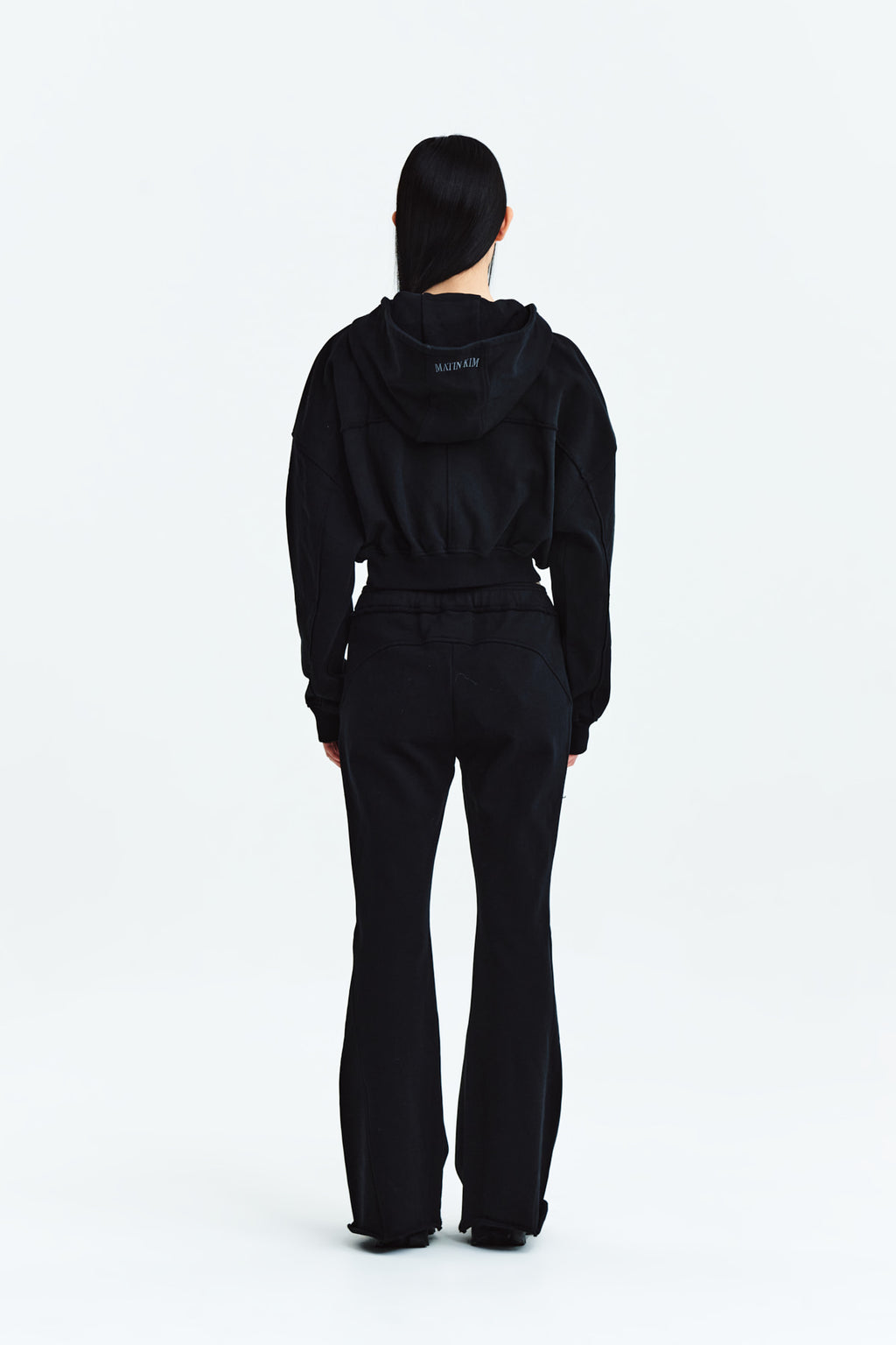 Matin Kim - Cut Out Detail Sweatpants (Black) product image 7 | TRAB K-Fashion Australia