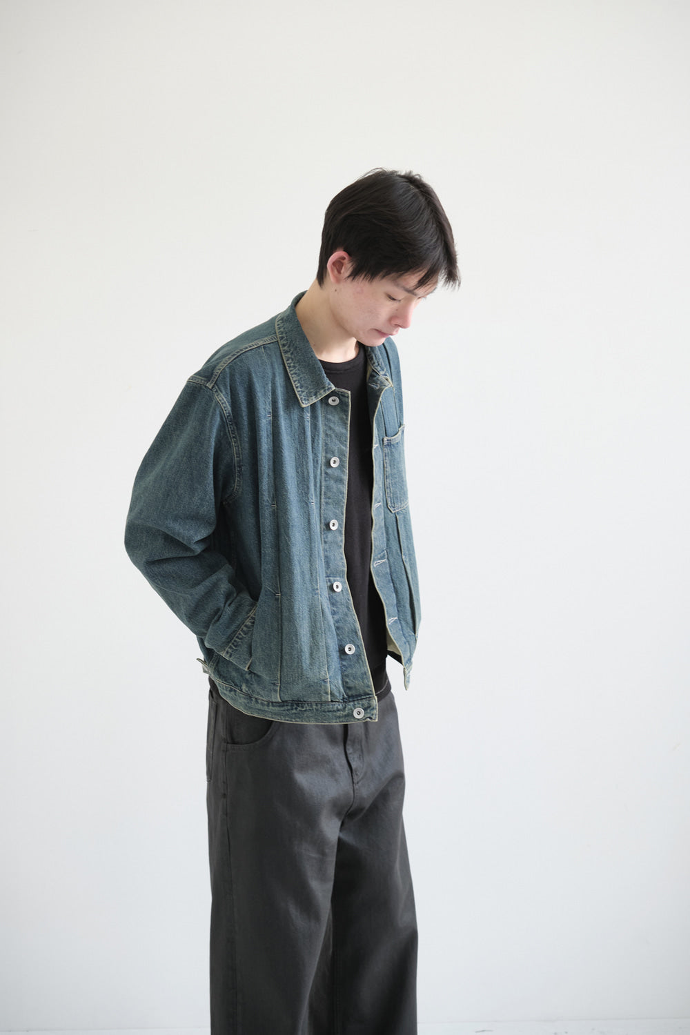 Hatchingroom - Trucker Jacket (Vintage Blue) product image 9 | TRAB K-Fashion Australia