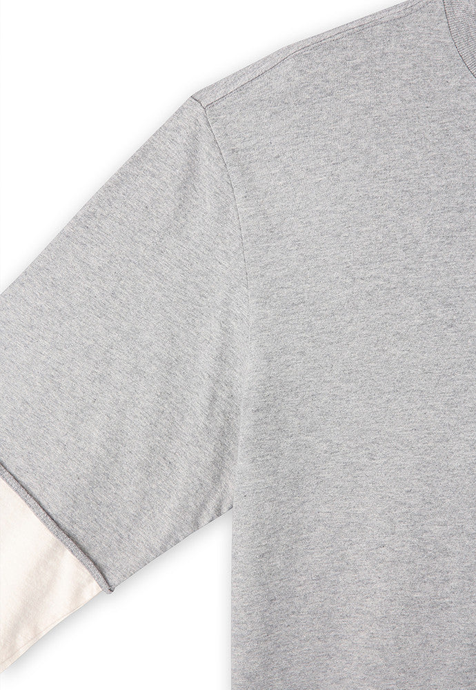 Art if acts - Layered Long Sleeve (Grey/Cream) product image 10 | TRAB K-Fashion Australia