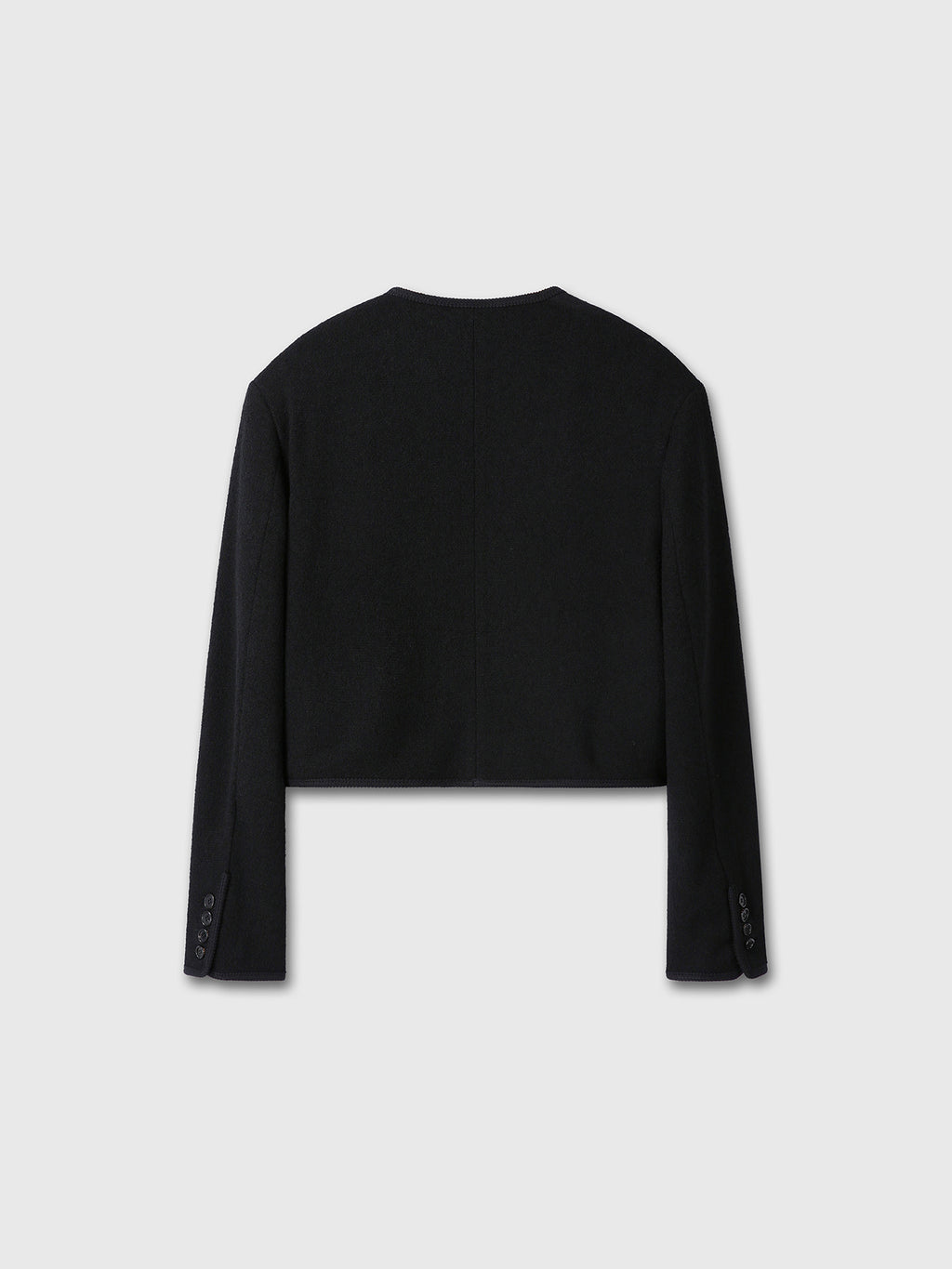 Tonywack - Wool Tweed Cropped Jacket (Black) product image 9 | TRAB K-Fashion Australia