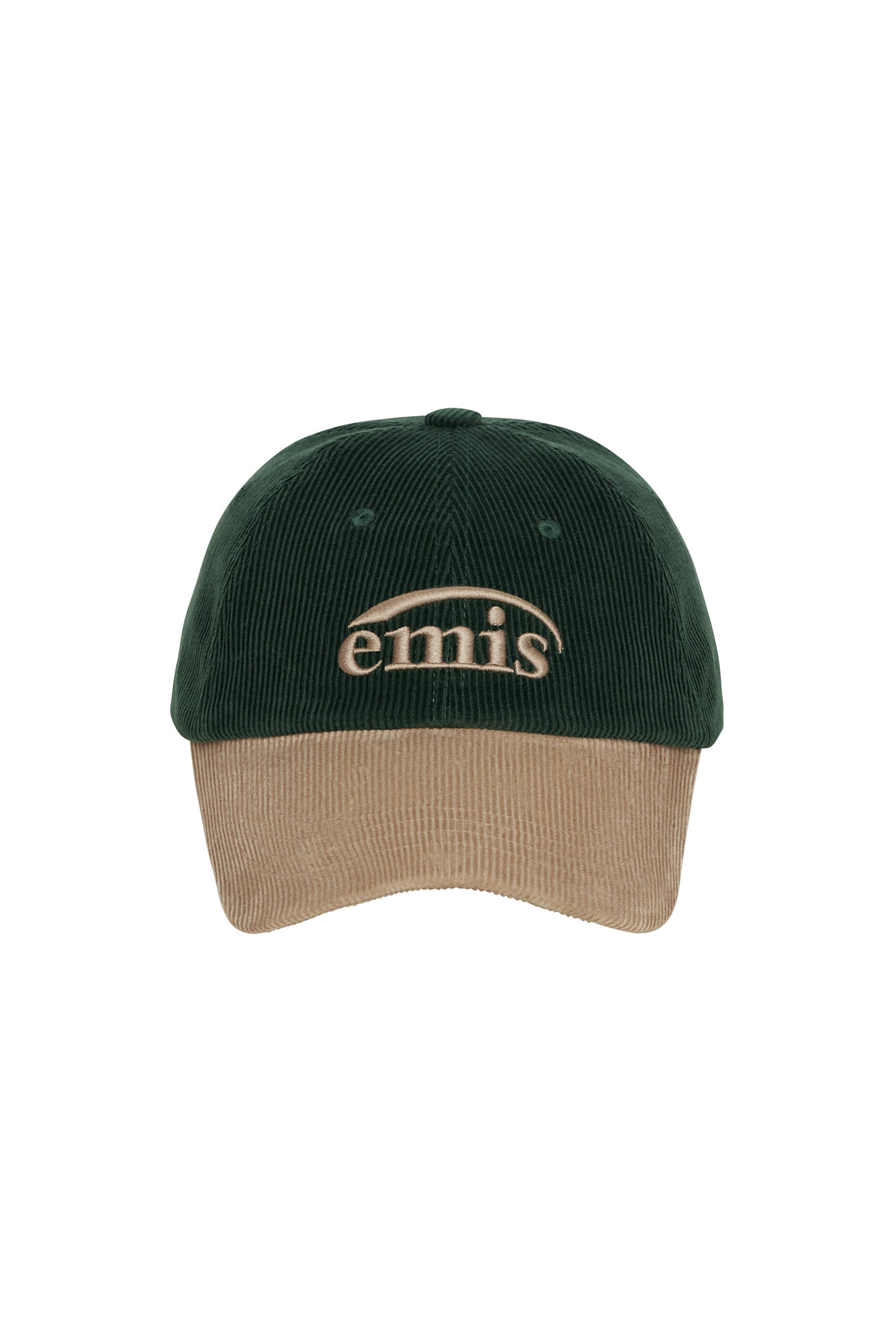 Emis - Corduroy Two-Tone Ball Cap (Green) product image 1 | TRAB K-Fashion Australia