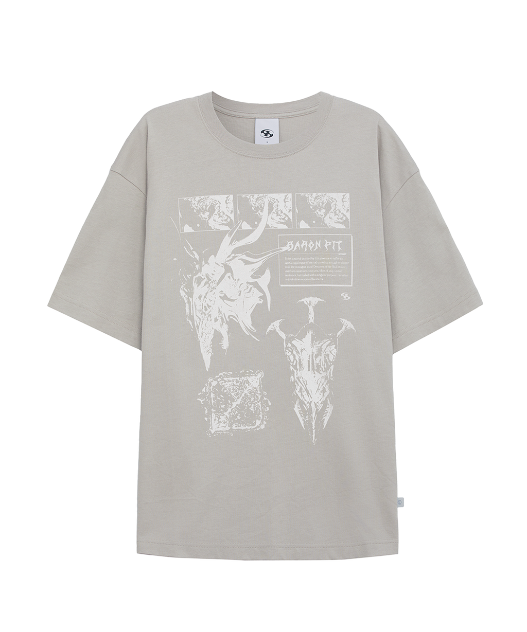 San San Gear - Baron Pit T-Shirt (Warm Grey) product image 6 | TRAB K-Fashion Australia