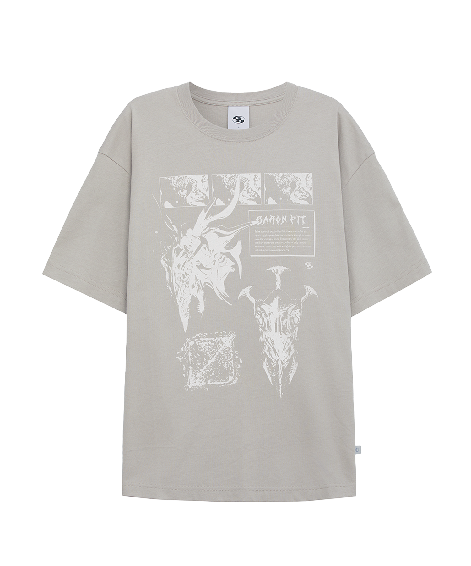 San San Gear - Baron Pit T-Shirt (Warm Grey) product image 6 | TRAB K-Fashion Australia