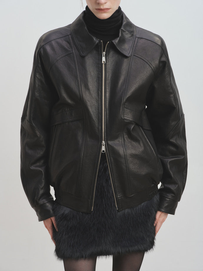 Tonywack - Faux-Fur Black Low-Waist Mini-Skirt (Black) product image 1 | TRAB K-Fashion Australia