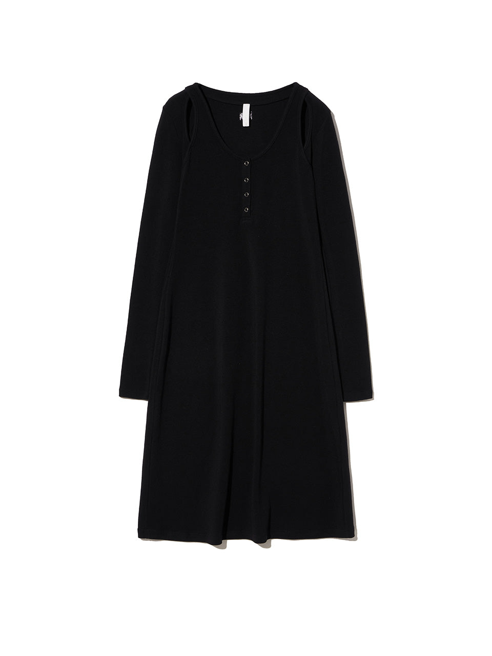 Kijun - Raglan Cut Jersey Dress (Black) product image 6 | TRAB K-Fashion Australia