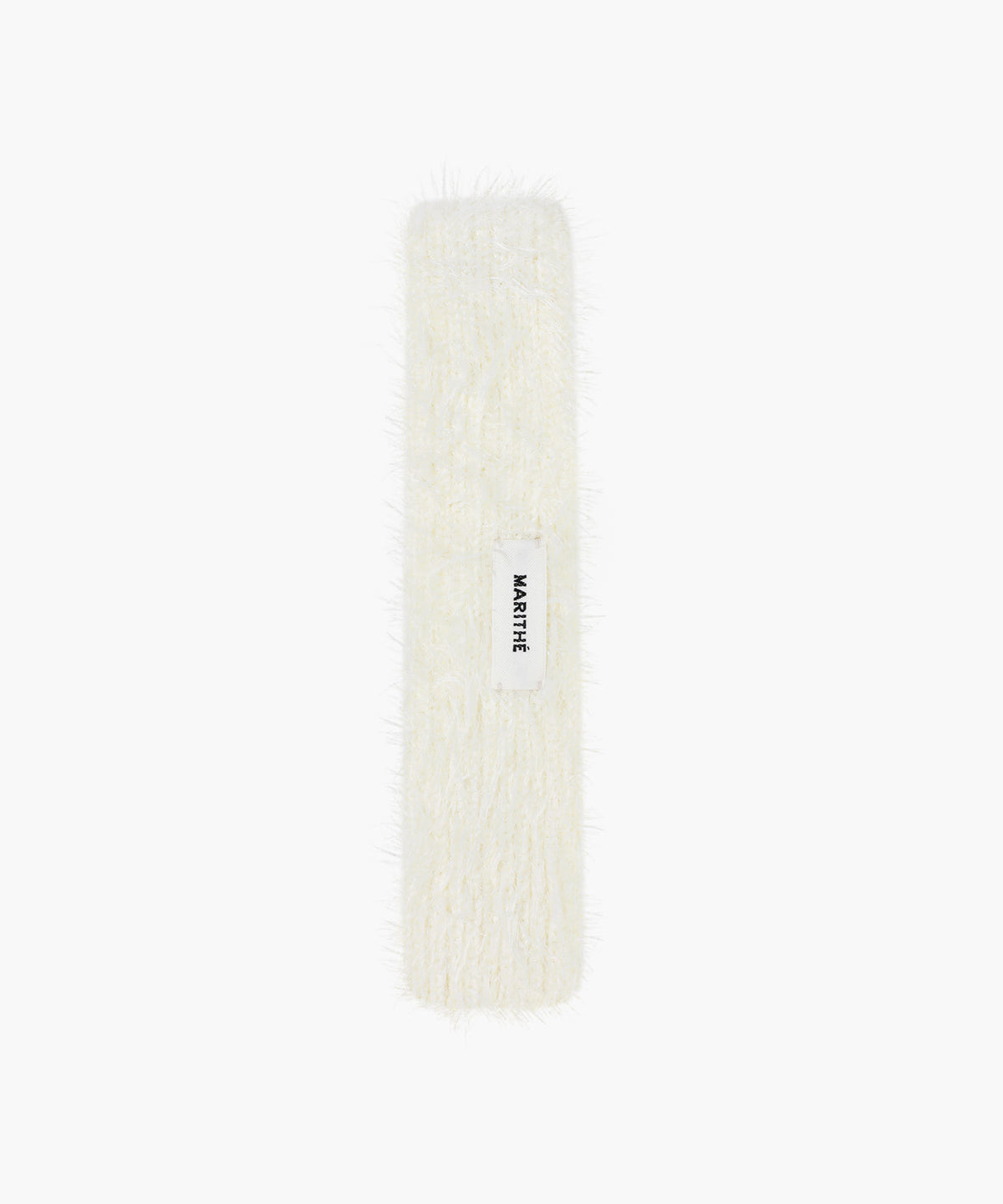 Marithe & Francois Girbaud - Regular Logo Slim Muffler (Ivory) product image 2 | TRAB K-Fashion Australia