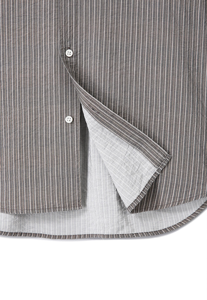 Art if acts - Wrinkle Rayon Shirt (Wood/Cream) product image 14 | TRAB K-Fashion Australia