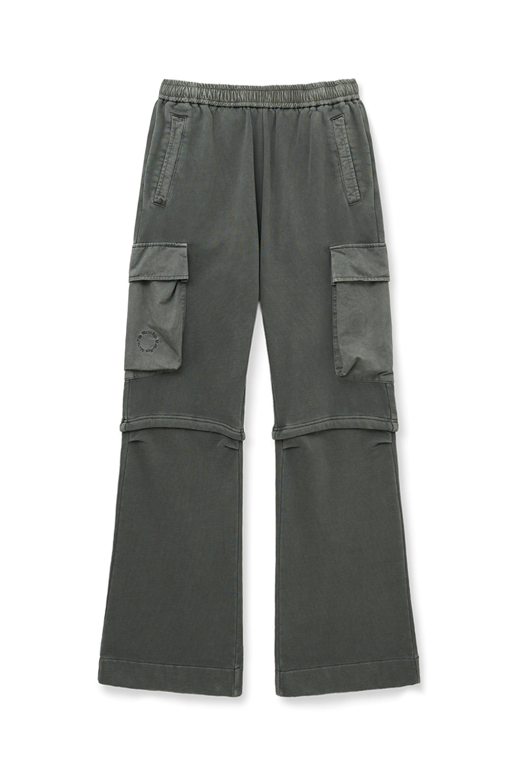 Matin Kim - Pigment Dyed Cargo Pants (Charcoal) product image 2 | TRAB K-Fashion Australia