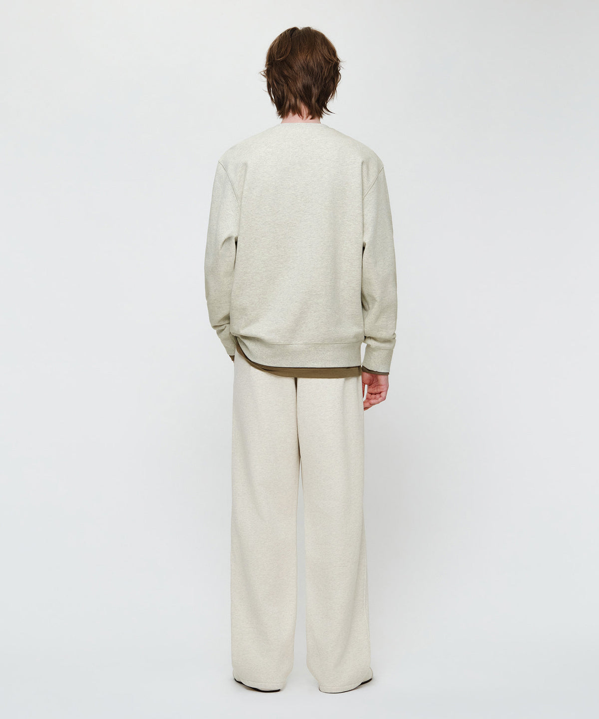 Marithe & Francois Girbaud - Classic Logo Sweat Pants (Oatmeal) product image 5 | TRAB K-Fashion Australia