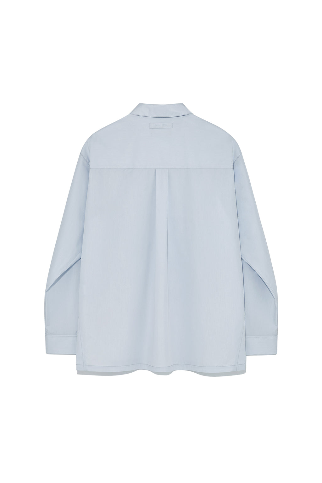 Matin Kim - Pocket Foldover Shirt (Light Blue) product image 2 | TRAB K-Fashion Australia