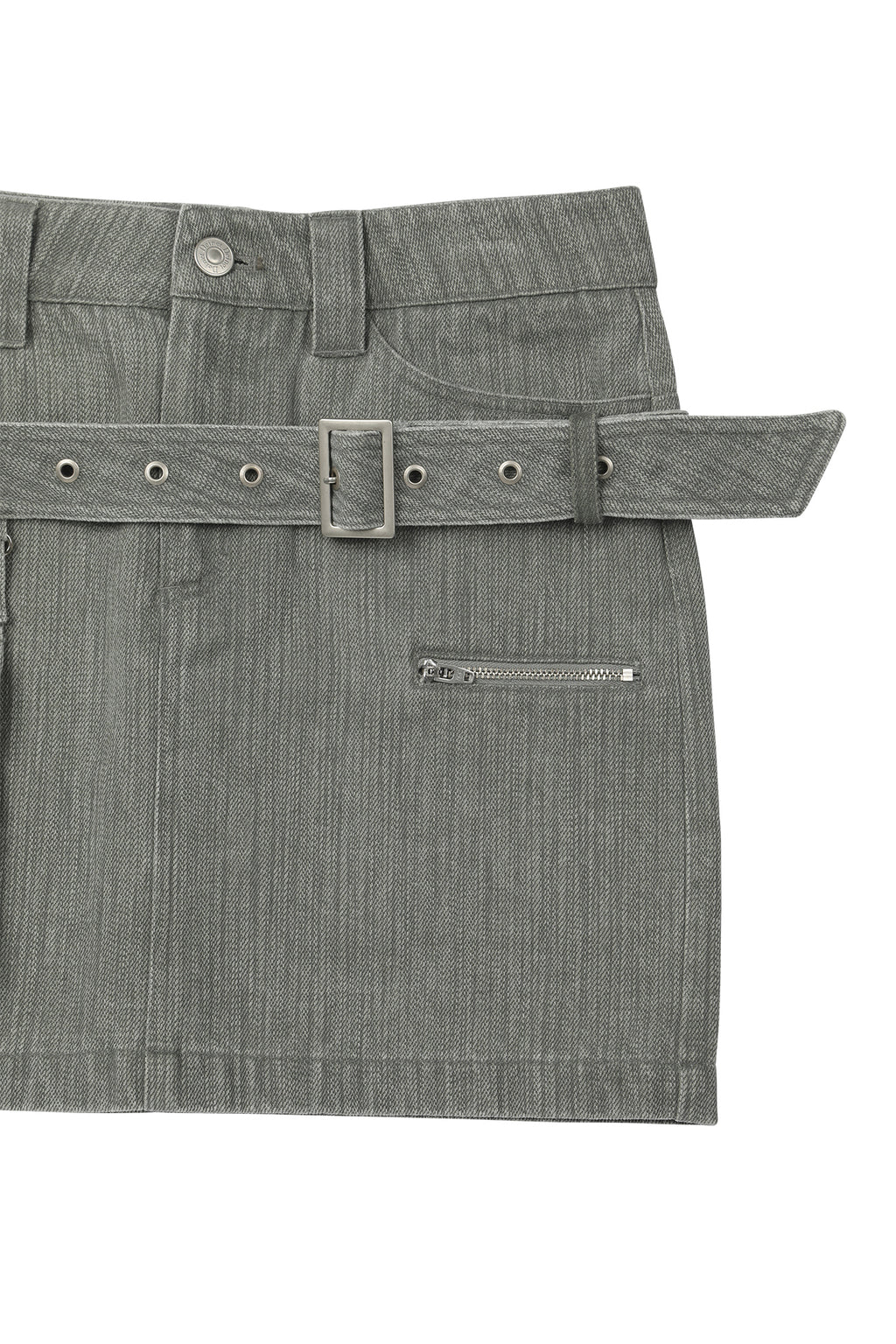 Deinet - Belted Tunnel Skirt (Khaki) product image 13 | TRAB K-Fashion Australia