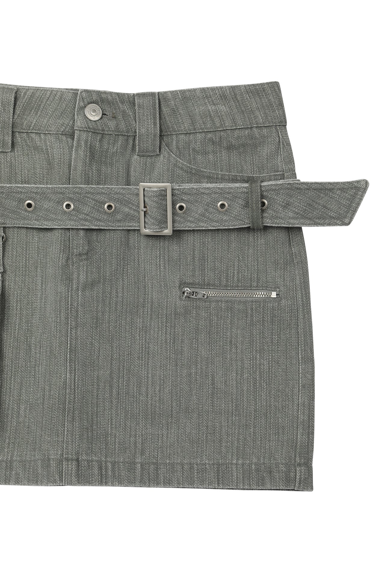 Deinet - Belted Tunnel Skirt (Khaki) product image 13 | TRAB K-Fashion Australia