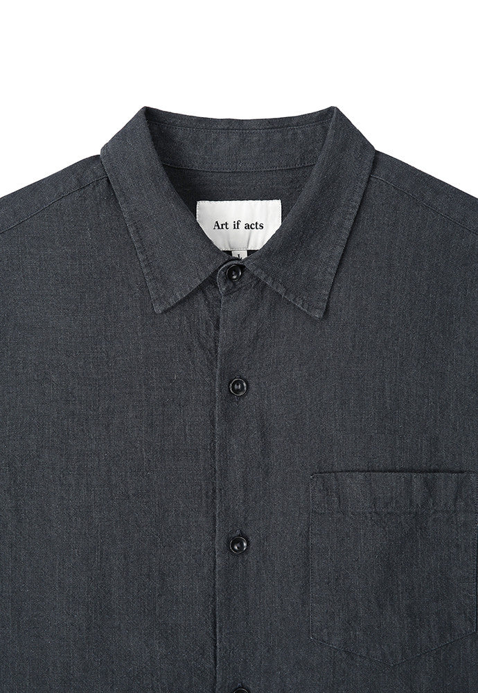Art if acts - Washed Linen Shirt (Stone) product image 9 | TRAB K-Fashion Australia