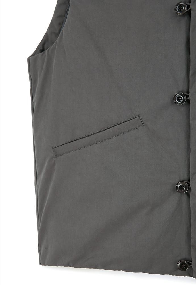 Art if acts - Shawl Collar Down Vest (Charcoal) product image 13 | TRAB K-Fashion Australia