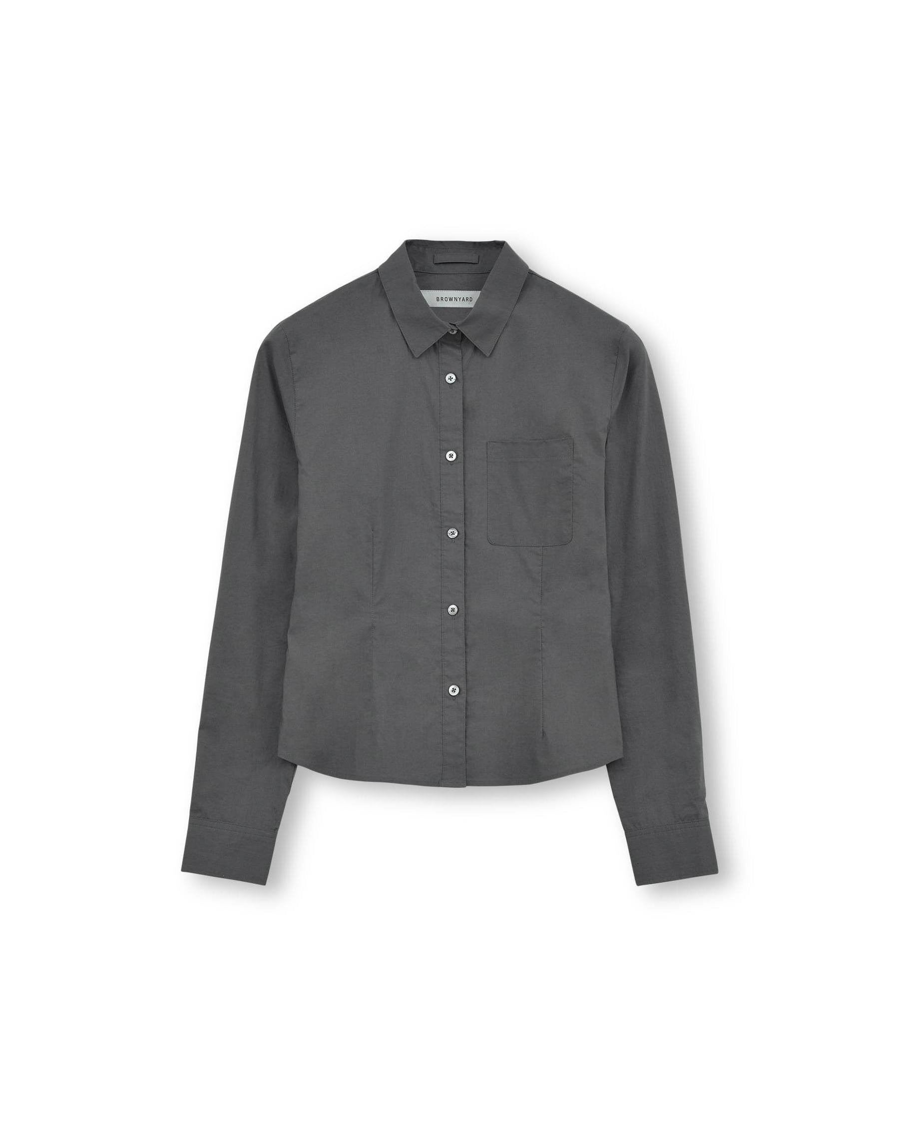 Brownyard - Line Shirt (Charcoal) product image 3 | TRAB K-Fashion Australia