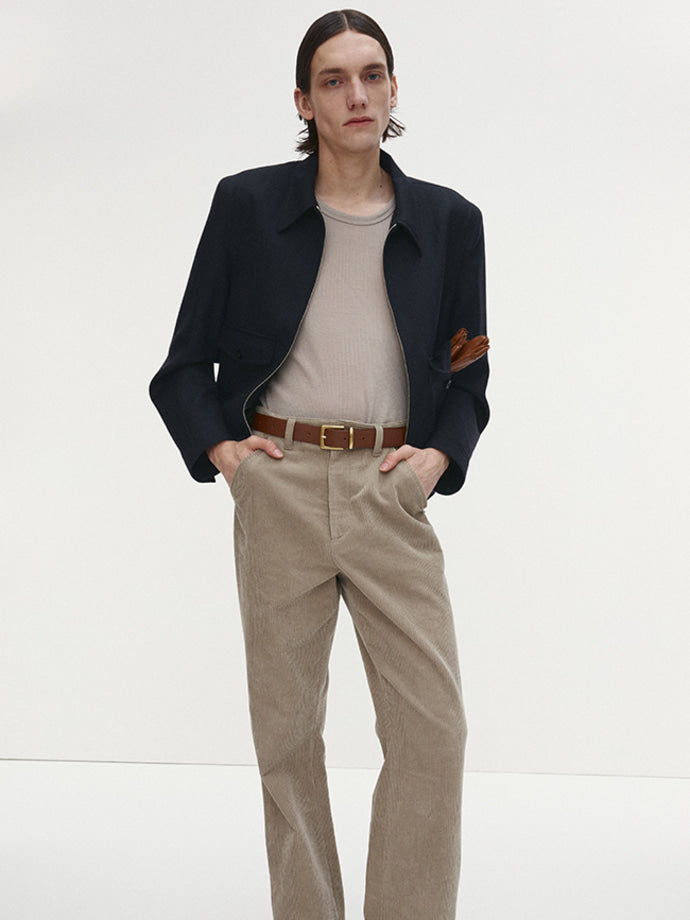 Tonywack - Corduroy Flared Pants (Pale Beige) product image 5 | TRAB K-Fashion Australia
