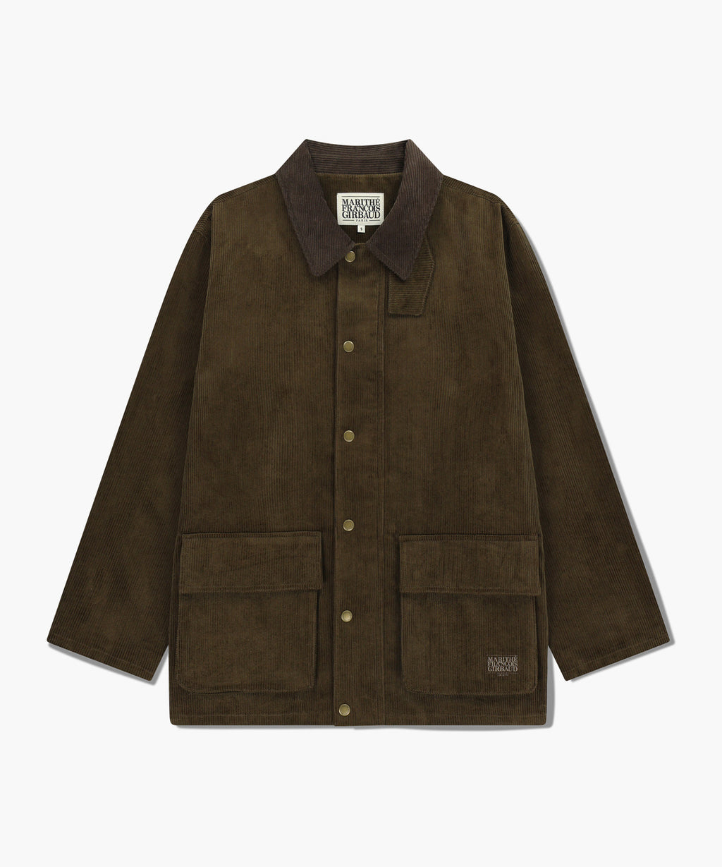 Marithe & Francois Girbaud - Corduroy Hunting Jacket (Khaki) product image 6 | TRAB K-Fashion Australia