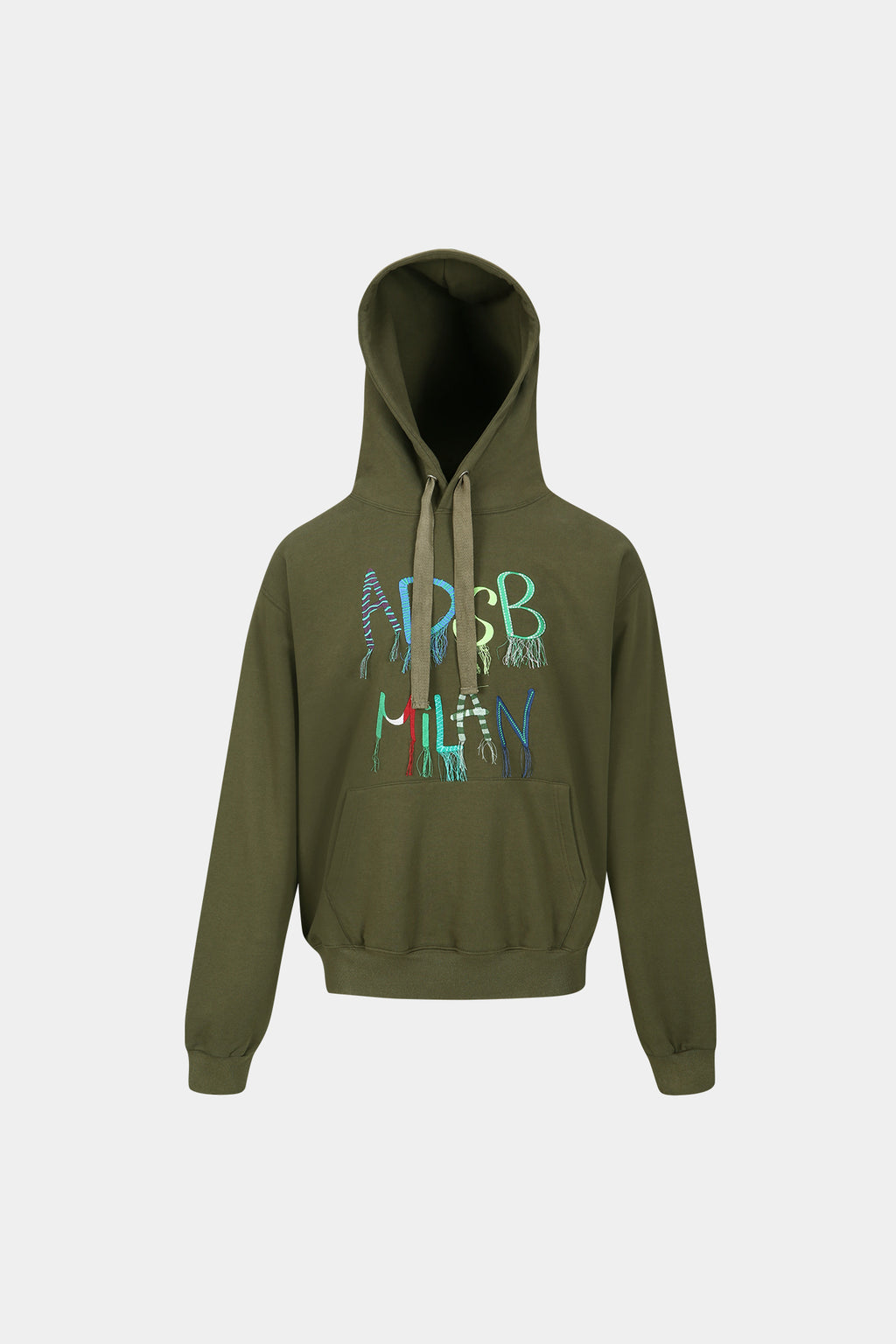 Andersson Bell - (essential) Unisex Adsb Milan Embroidery Hoodie (Khaki) product image 5 | TRAB K-Fashion Australia