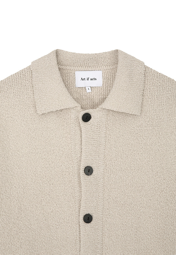 Art if acts - Dewdrop Boucle Knit Cardigan (Cream) product image 7 | TRAB K-Fashion Australia