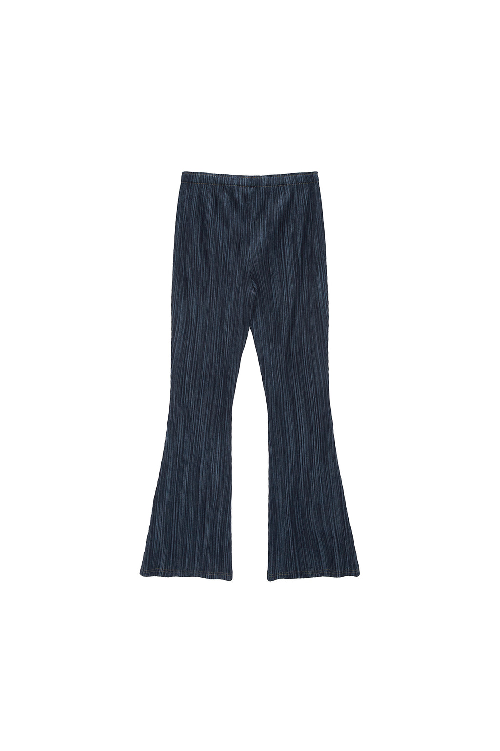 Matin Kim - Pleats Stitch Layered Pants (Navy) product image 2 | TRAB K-Fashion Australia