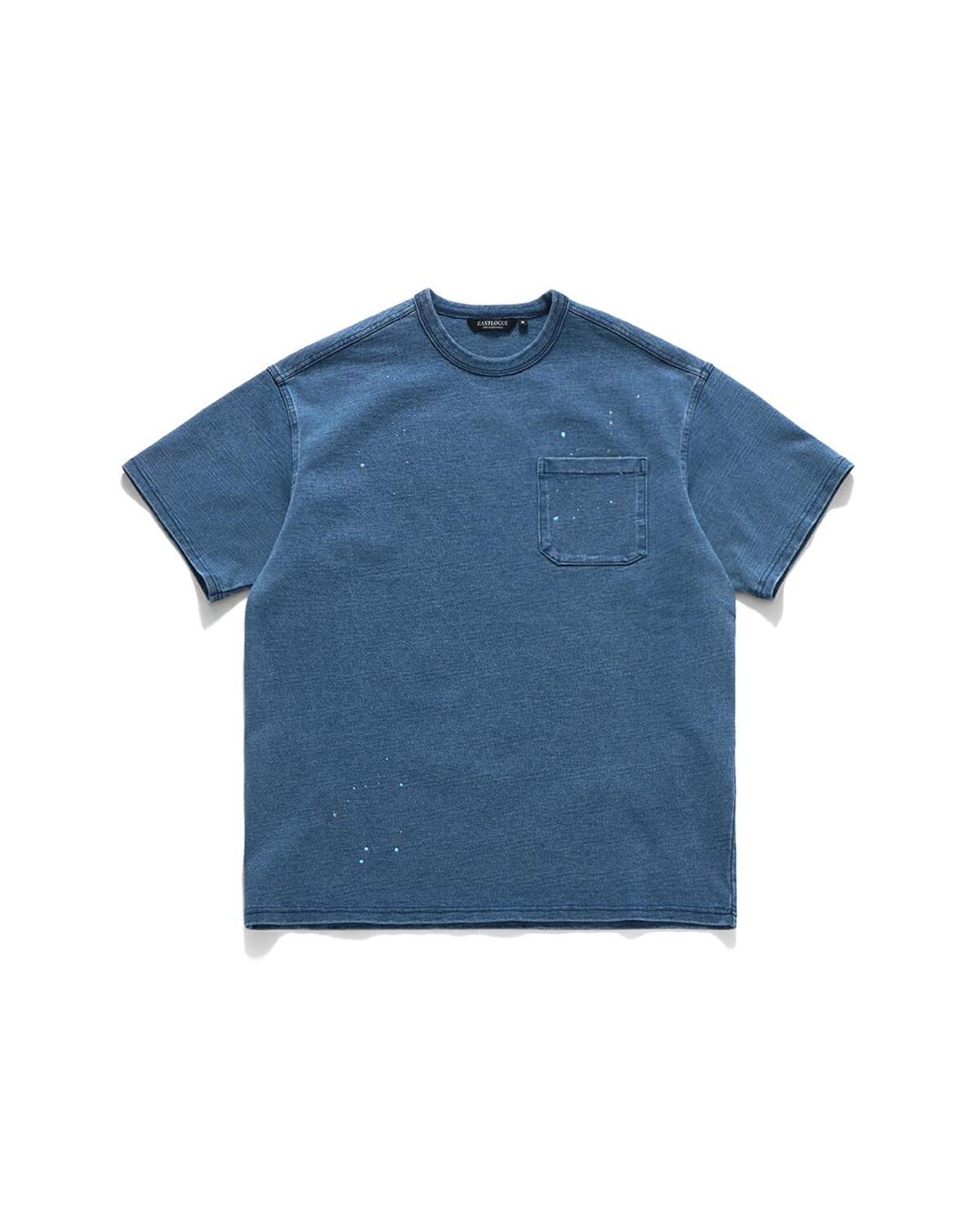 Eastlogue - Naval Embroidery T-shirts (Washed Indigo) product image 5 | TRAB K-Fashion Australia